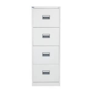 Image of Talos 4 Drawer Filing Cabinet White KF78773