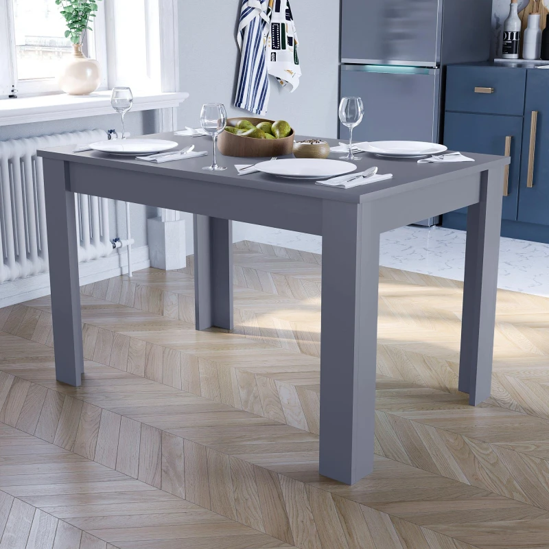 Image of Lassic Vida Designs Medina 4 Seater Dining Table Grey unisex 4 Seater