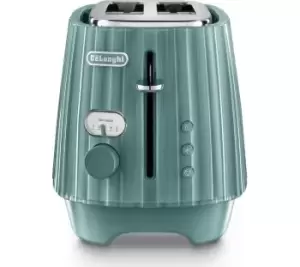 Image of DeLonghi Ballerina CTD2003.GR 2 Slice Toaster
