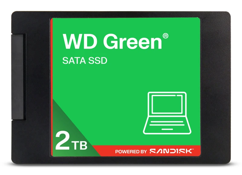 Image of SanDisk SanDisk Green WD  SATA SSD 2,5"/7mm POWERED BY 2 TB WDS200T5G0A-00CPT0