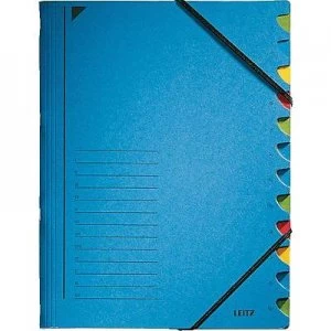 Image of Leitz 3912-00-35 Organiser Blue A4 No. of compartments: 12