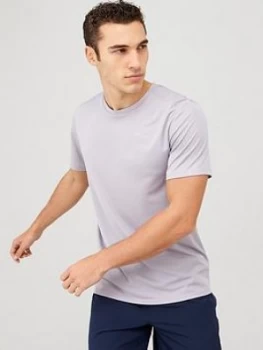 Image of Nike Dri-Fit Breathe Running T-Shirt - Grey
