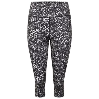Image of Dare 2b Influential three quarterPerformance Leggings - Blk & WhiteDot