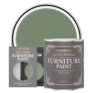 Image of Rust-Oleum Satin Furniture & Trim Paint - ALL GREEN - 750ml