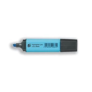 Image of 5 Star Office Highlighters Chisel Tip 1 5mm Line Blue Pack of 144 Bulk Pack January December 2019