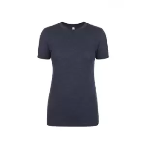 Image of Next Level Womens/Ladies Tri-Blend T-Shirt (S) (Vintage Navy)