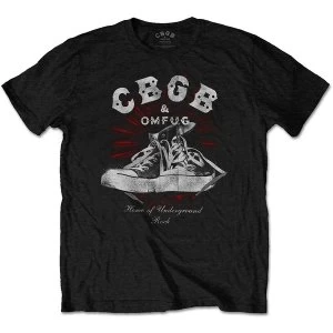 Image of CBGB - Converse Unisex Medium T-Shirt - Black