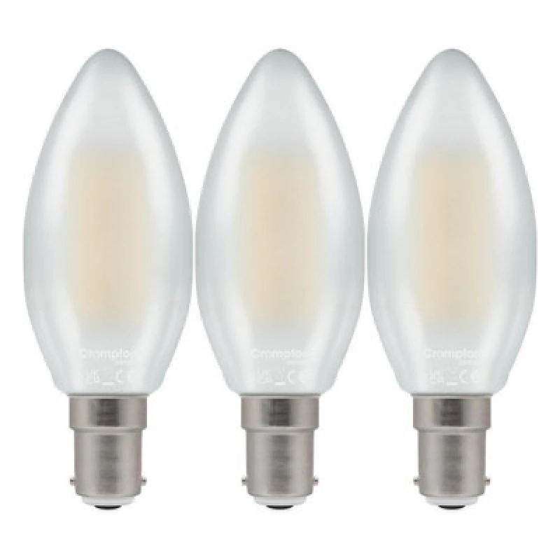 Image of Crompton Lamps LED Candle 6.5W B15 Filament Warm White Pearl
