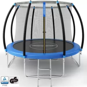 Image of Monzana - Trampoline o 244/305cm tuv Rheinland gs Certificate Set Safety Net Inside Ladder Edge Protection Kids Children Garden Outdoor 305 cm