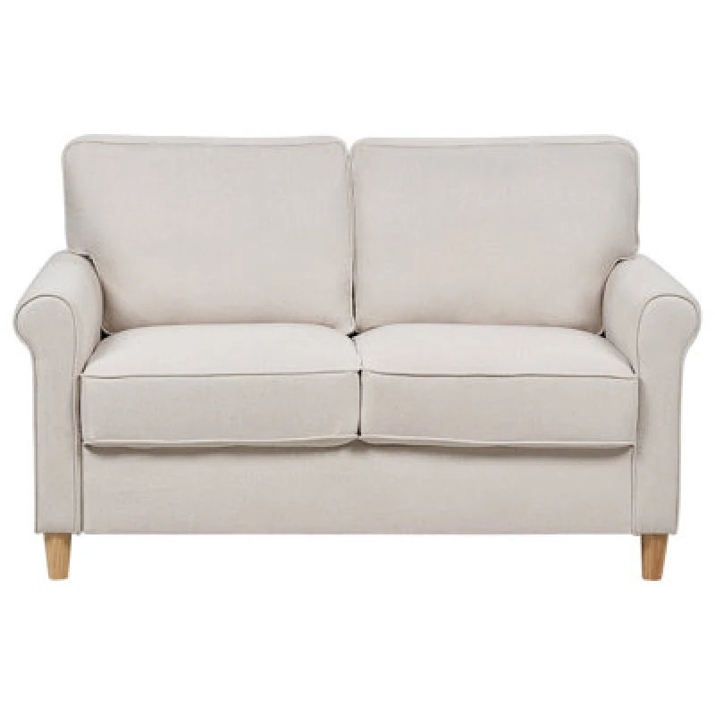 Image of Beliani Sofa 2 Seater Ronneby Fabric Beige