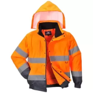 Image of Portwest - C468ORRXS - sz XS HI-Vis 2-in-1 Jacket - Orange - Orange