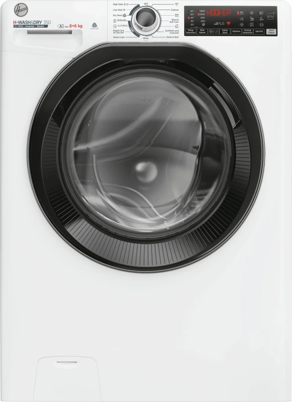 Image of Hoover H-WASH&DRY 350 H3DPS4866TAMB-80 WiFi Connected 9Kg / 6Kg Washer Dryer with 1400 rpm - White - D Rated