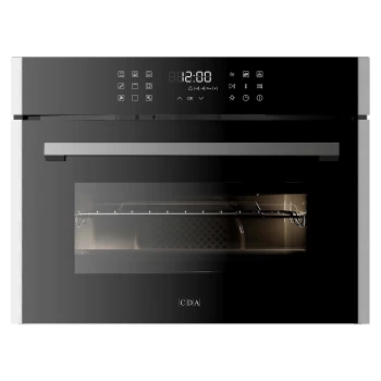 Image of CDA VK703SS Built-in Compact Steam Oven with Grill - Stainless Steel