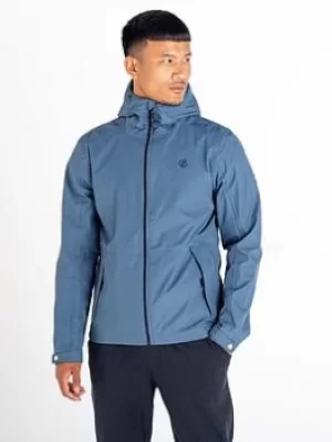 Image of Regatta Dare 2b Stay Ready Waterproof Hooded Jacket, Grey Size M Men