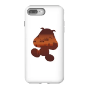 Image of Nintendo Super Mario Goomba Silhouette Phone Case - iPhone 8 Plus - Tough Case - Matte