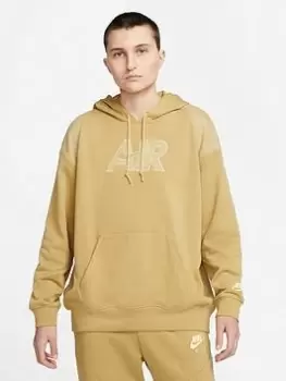 Image of Nike Air Overhead Hoodie - Barley, Barley Size XS Women