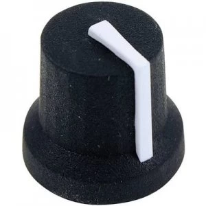 Image of Cliff CL170841CR Knob K87Mbr Black White 6mm Spl