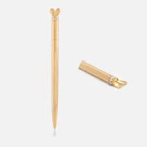 Image of Olivia Burton Womens Bejewelled Bunny Ears Pen - Gold