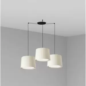 Image of Conga Triple Cylindrical Cluster Drop Light White, E27