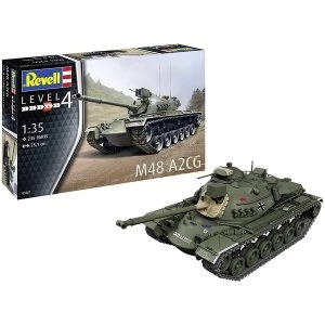 Image of M48 A2CG Tank Revell Model Kit