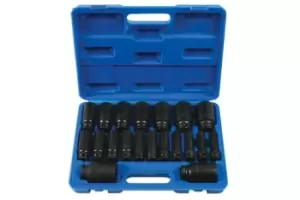 Image of Laser Tools 6830 20pc Deep Impact Socket Set 1/2"D 10-38mm 12 Point