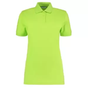 Image of Kustom Kit Ladies Klassic Superwash Short Sleeve Polo Shirt (6) (Lime)