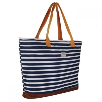 Image of Regatta Stamford Beach Bag - Navy Stripe