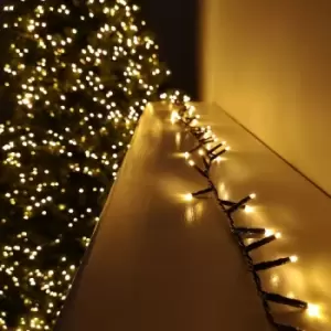Image of Premier Decorations Ltd - 500 LED 12.5m Premier Christmas Outdoor Multi Function Timer Lights Vintage Gold