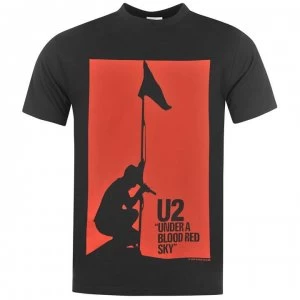 Image of Official U2 T Shirt Mens - Red Sky