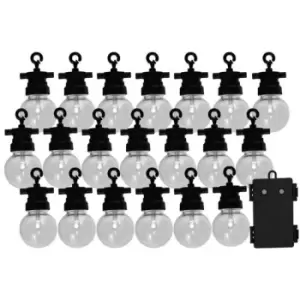 Image of Luxform Garden Party Lights Set with 20 LEDs Fiji - Black