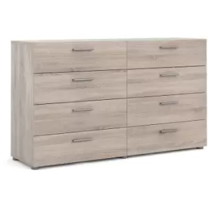 Image of Furniture To Go - Pepe Wide Chest of 8 Drawers (4+4) in Truffle Oak - Truffle Oak