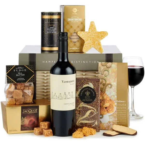 Image of Other The Sparkle Hamper with Red Wine - Multi One Size