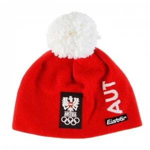 Image of Eisbar Aina Pompom Hat Junior Boys - Red