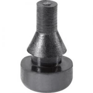 Image of PB Fastener 1245 01 Snap in Foot Black x H 4.8mm x 8.2 mm