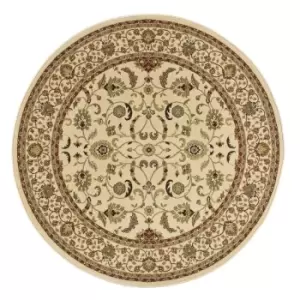 Image of Oriental Weavers Kendra Round Rug Ivory 137 W 150X150cm