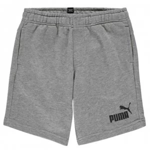 Image of Puma No1 Fleece Shorts Junior Boys - Med Grey