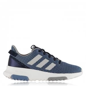 Image of adidas Cloudfoam Racer Childrens Trainers - Navy/Grey/Wht
