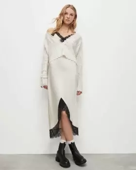 Image of AllSaints Praia Midi Dress