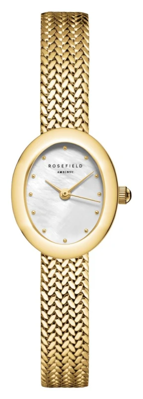 Image of Rosefield MWGMG-M02 Mini Oval (18mm) Mother-of-Pearl Dial / Watch