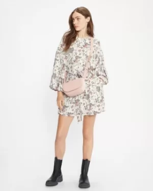 Image of Floral High Neck Mini Dress
