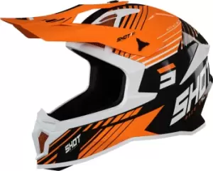 Image of Shot Lite Fury Motocross Helmet, black-orange, Size S, black-orange, Size S