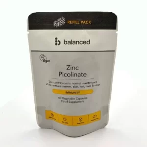 Image of Balanced Zinc Picolinate Refill 60 Caps