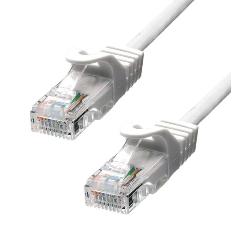Image of ProXtend CAT5e U/UTP CU PVC Ethernet Cable White 10M