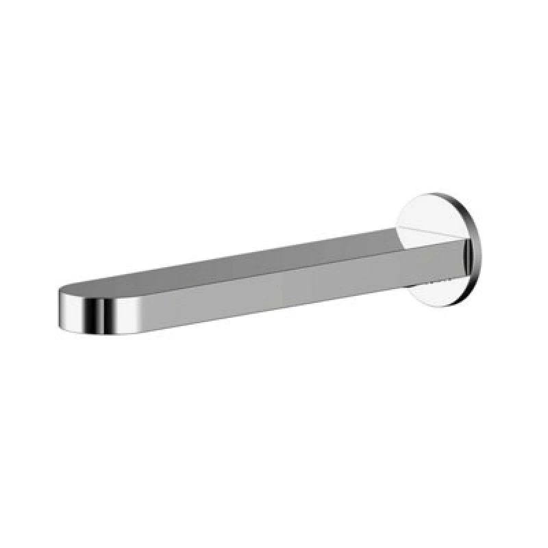 Image of Balterley Modern Bathroom Round Wall Mounted Bath Spout, 45mm, Chrome