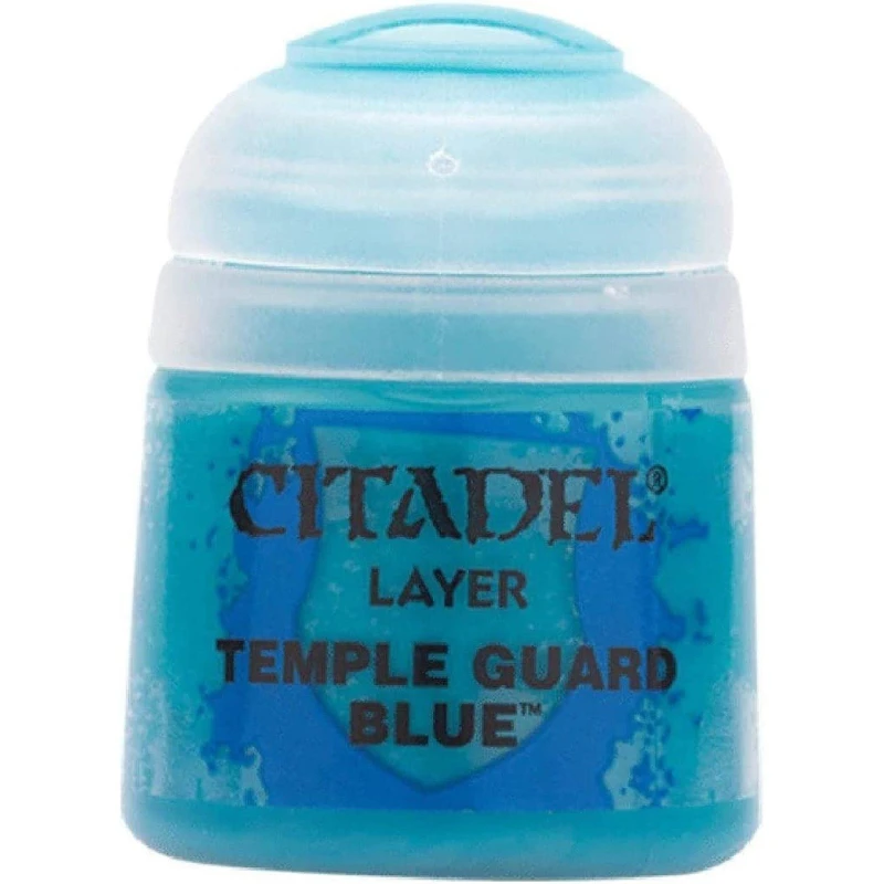 Image of Citadel Games Workshop Colour Layer: Temple Guard Blue (12ml) Paint Multi