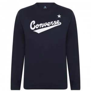 Image of Converse Nova Long Sleeve T Shirt - Obsidian 467