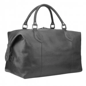 Image of Barbour Unisex Leather Med Travel Explorer Black One