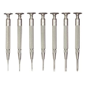 Image of Starrett S555Z-7 Jeweller's Screwdriver Set of 7