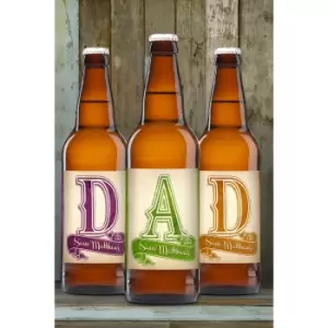 Image of Personalised DAD 3 Piece Beer Set