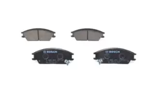 Image of Bosch Brake pad set HYUNDAI,HONDA,SUBARU 0 986 461 127 1CA1058101,25A1058101,725193010 725193011,725193110,1CA1058101,25A1058101,45022SA6600,725193010